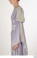  Photos Woman in Historical Dress 24 16th century Grey dress Historical Clothing upper body 0003.jpg